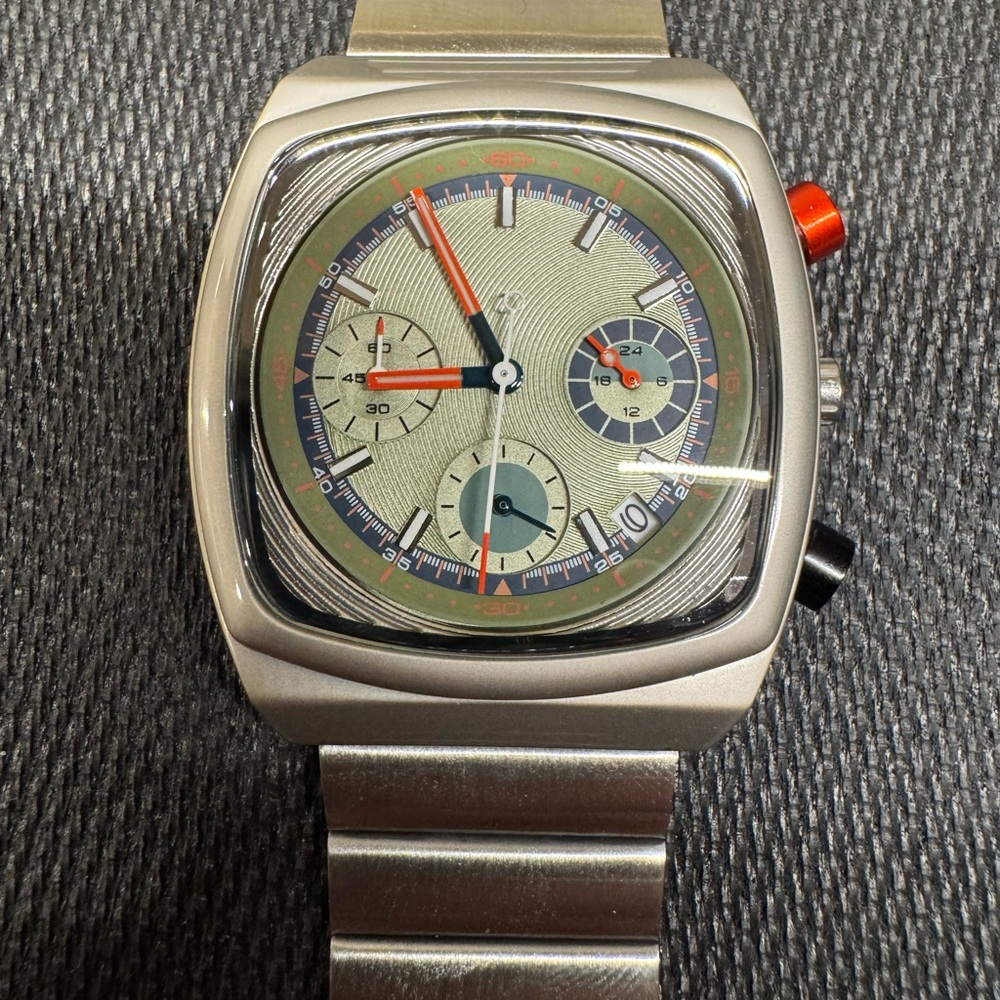 Ciloa Quartz Silver Chronograph Watch 501b